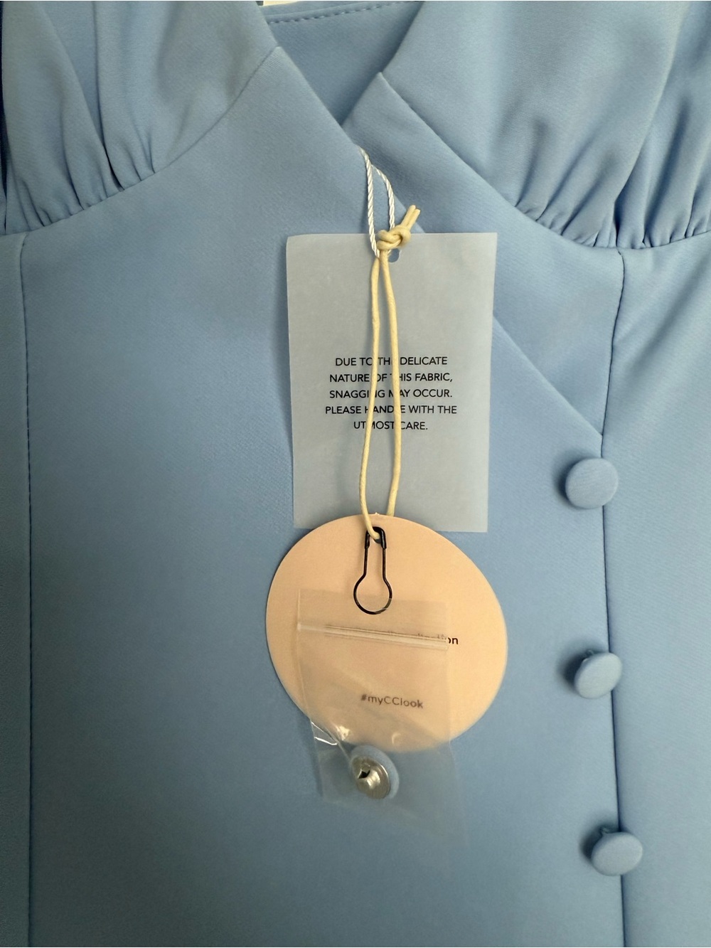Camila Coelho Aaliyah Midi Dress in Periwinkle Blue - Picture 6 of 6
